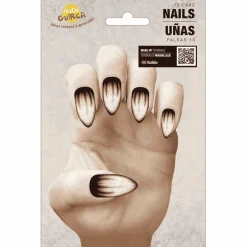 12 Uñas Hombre Lobo con Pegamento