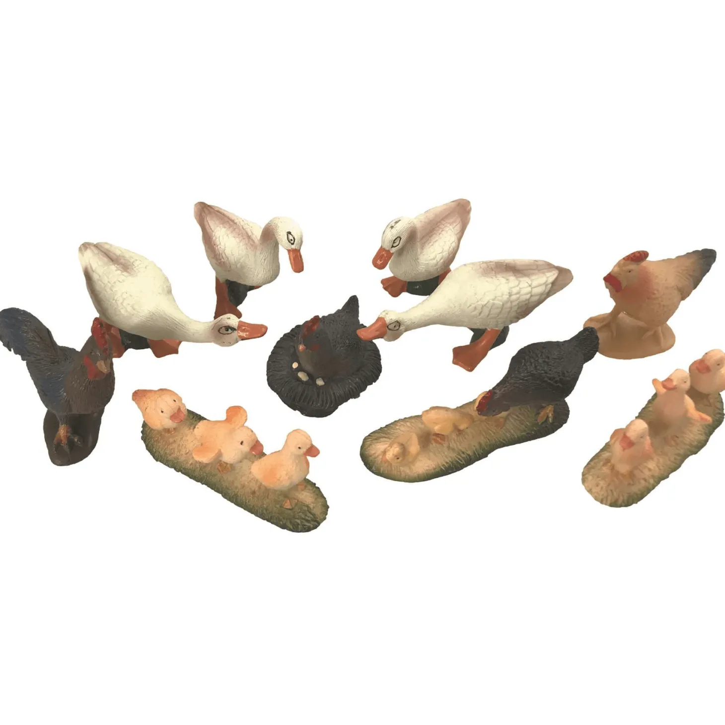 Animales Granja Figuras National G. Tubo 8 Pcs