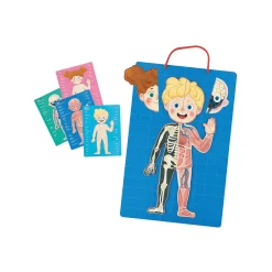 Aprende el Cuerpo Humano – Juego Educativo de Madera con 90 Piezas