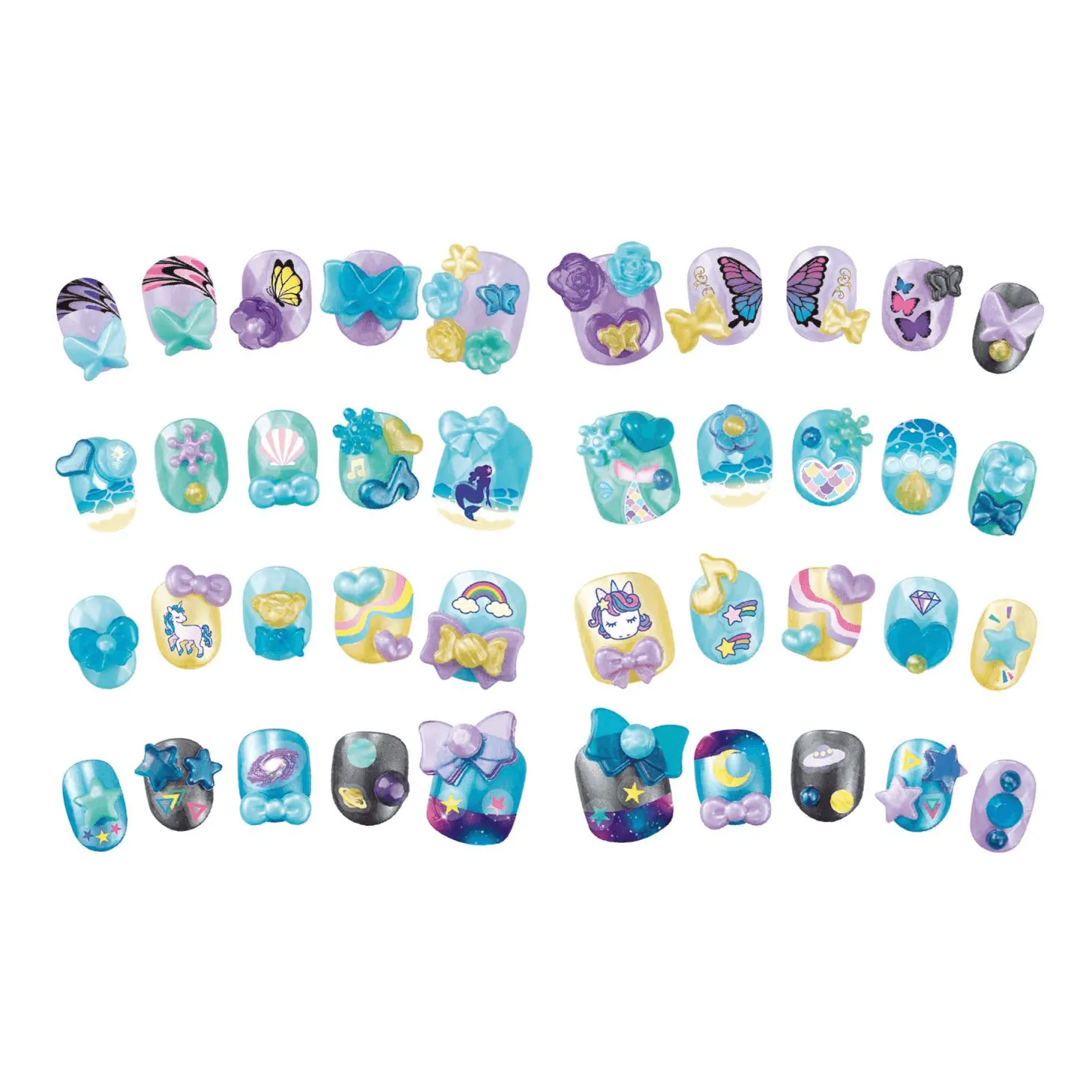 Aquabeads Set de Recambio de Uñas de Ensueño