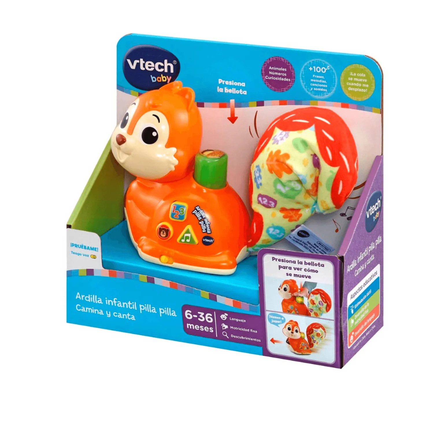 Ardilla infantil pilla pilla Camina y canta