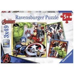 Avengers Puzzle 3 x 49 Piezas