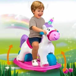 Baby Unicorn 2 en 1 – Correpasillos con Sonidos y Balancín