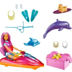 Barbie Dreamtopia Muñeca con Moto de Agua 3 años