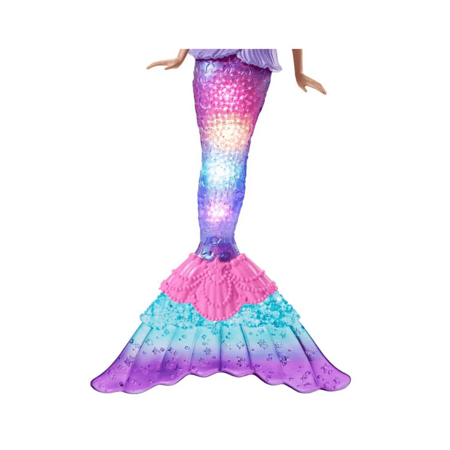 Barbie Dreamtopia Muñeca Malibú Sirena Luces Mágicas 3 años