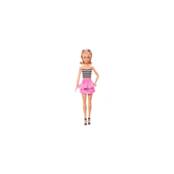 Barbie Fashionista con Top rayas y falda Nº 213
