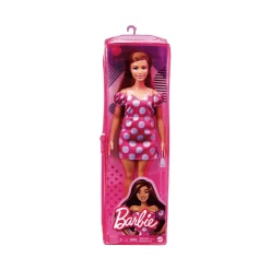 Barbie Fashionista Muñeca Curvy Vitíligo Con Vestido de Lunares