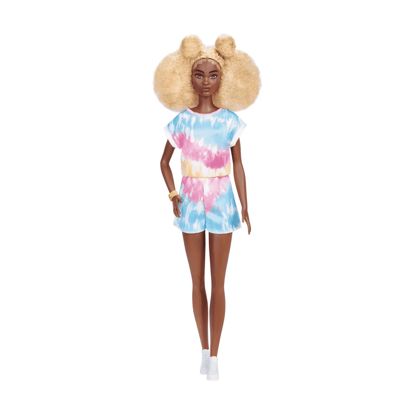 Barbie Fashionista Muñeca con Mono Tie Dye Multicolor