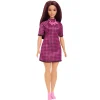 Barbie Fashionista Muñeca Vestido Rosa a Cuadros