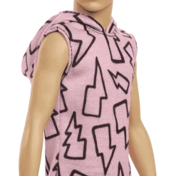 Barbie Ken Fashionista Muñeco Camiseta rayos 3 años