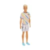 Barbie Ken Fashionista Rubio con Camiseta de Cuadros
