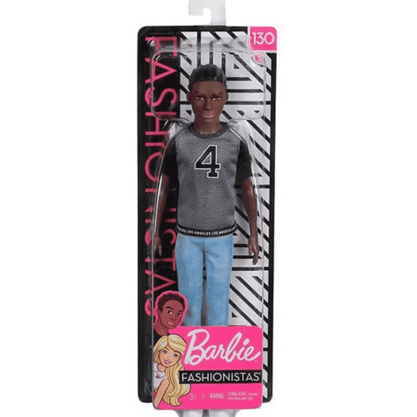 Barbie Ken Fashionistas Muñeco con Camiseta 4 Los Ángeles