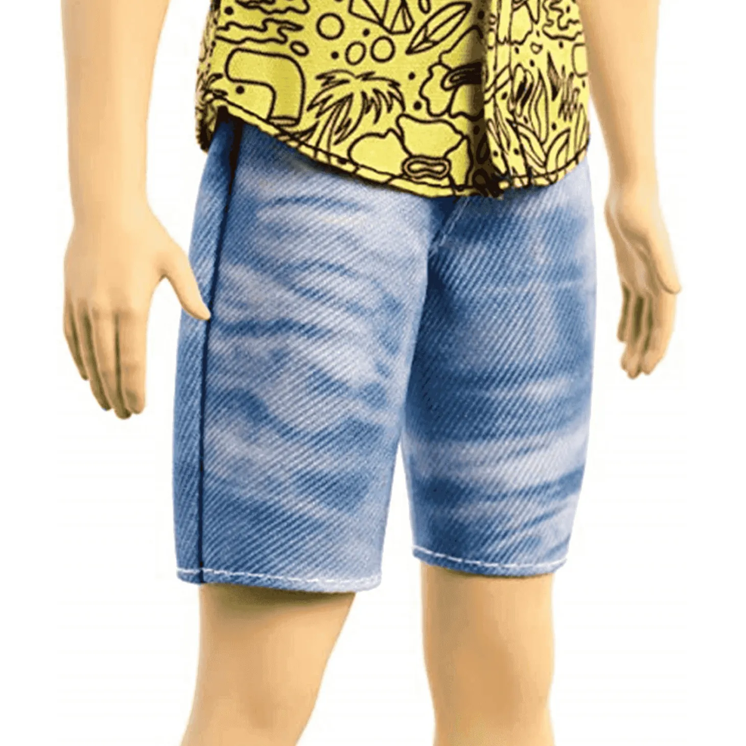 Barbie Ken Fashionistas Muñeco Pelirrojo y Camiseta Amarilla