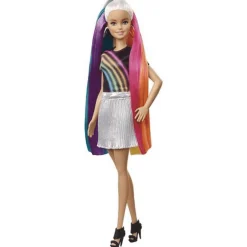 Barbie Muñeca con Pelo de Arcoiris