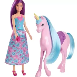 Barbie Muñeca y unicornio - Juguete de Barbie