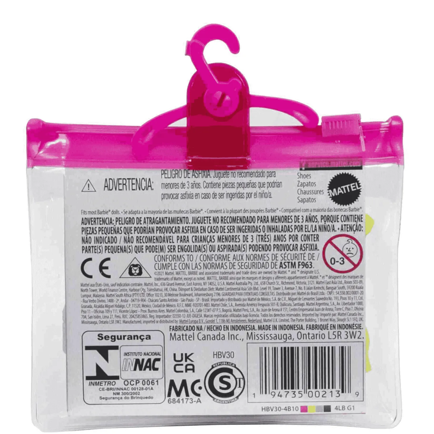 Barbie Pack 5 pares de zapatos