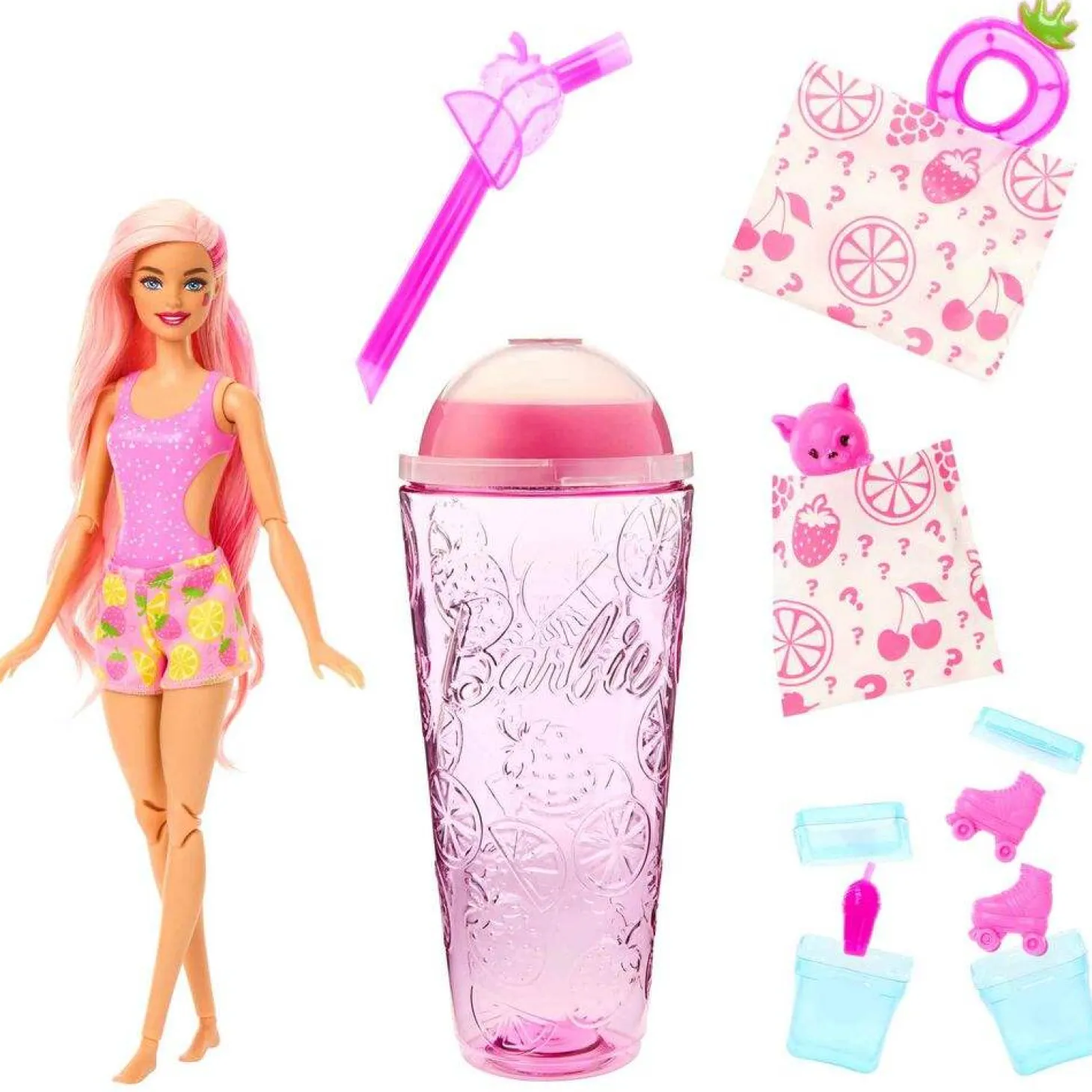 Barbie Pop Reveal Serie Fruta Modelo Fresa