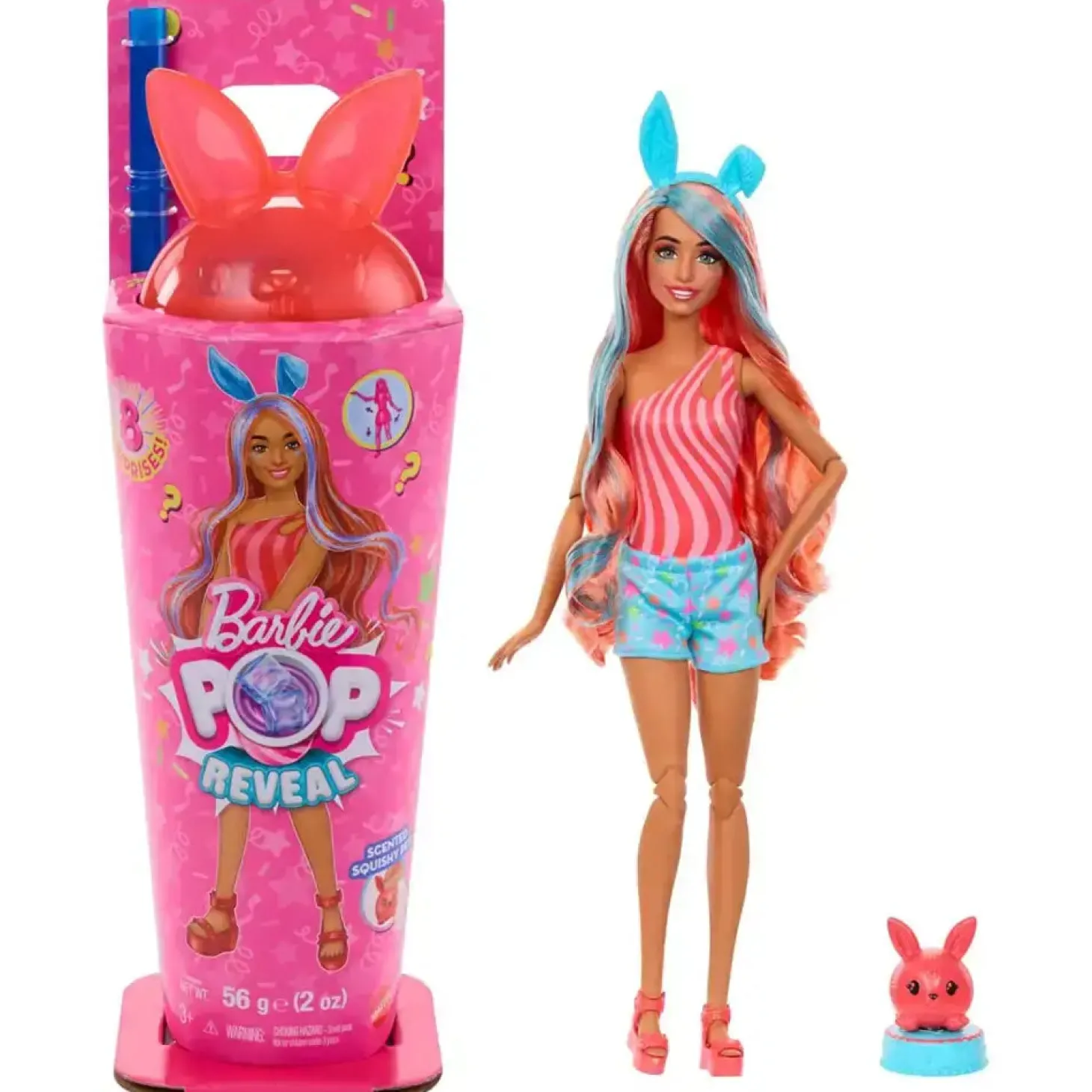 Barbie Pop Reveal Shake Conejito