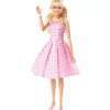Barbie The Movie Margot Robbie – Vestido vichy rosa
