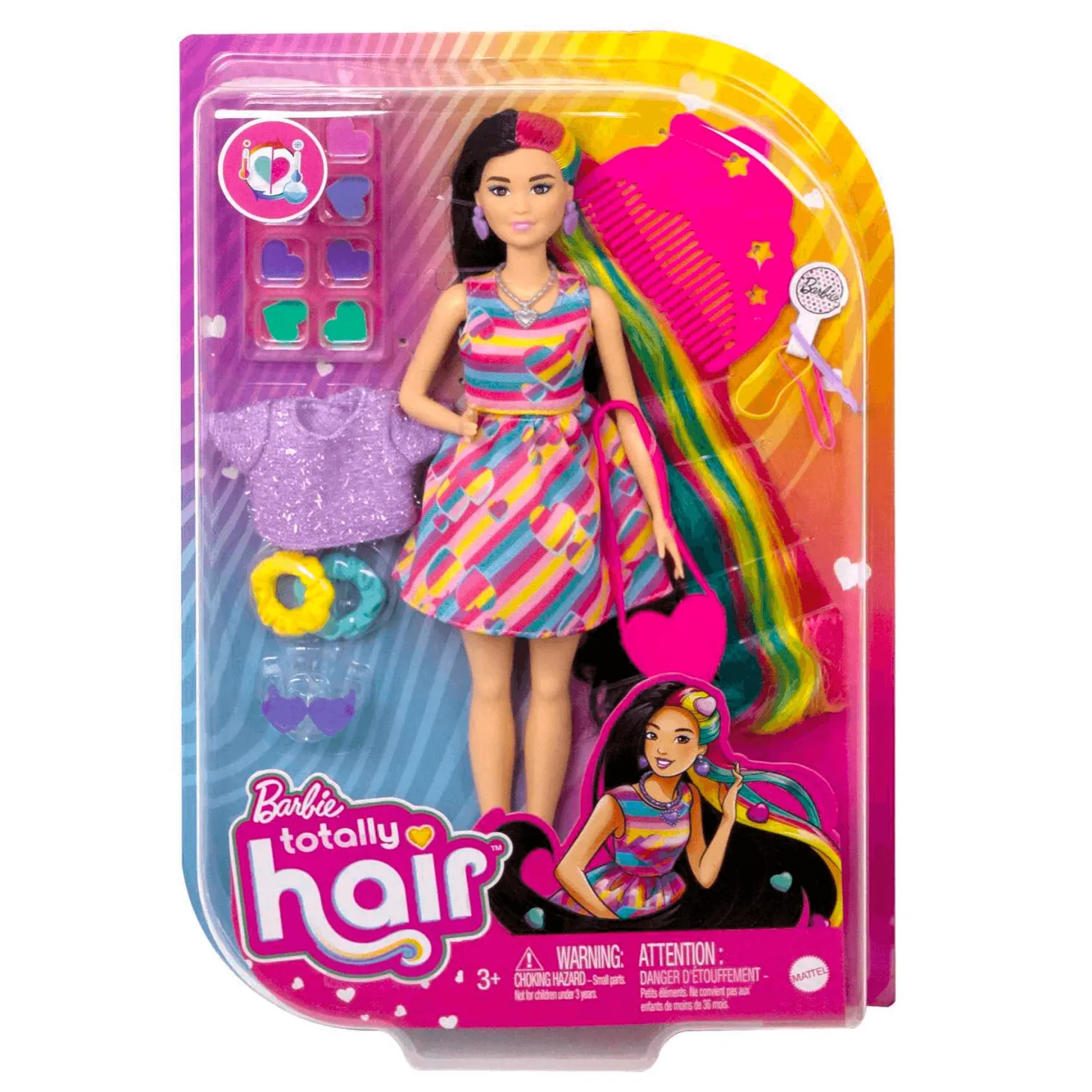 Barbie Totally Hair Pelo Extralargo Corazón