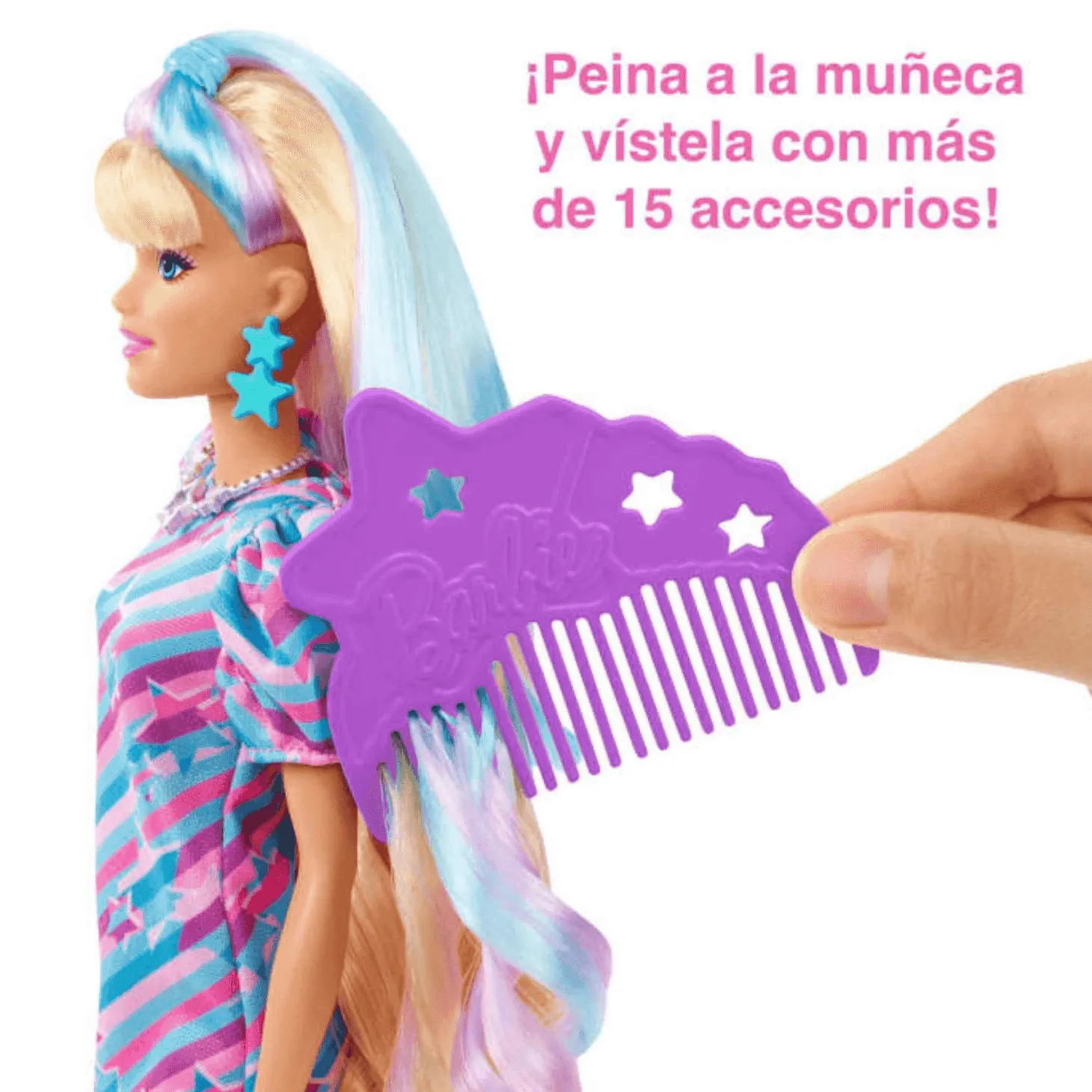 Barbie Totally Hair Pelo Extralargo Estrella