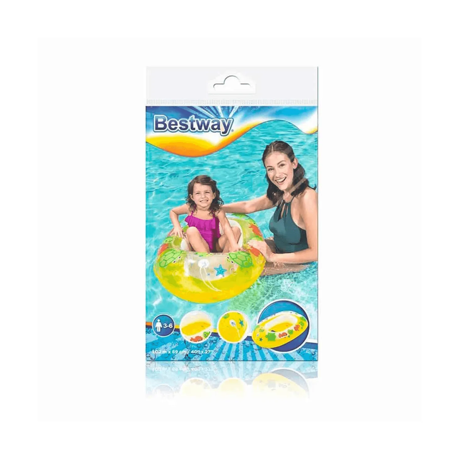 Barquita Bebé Hinchable Piscina Kiddie Raft