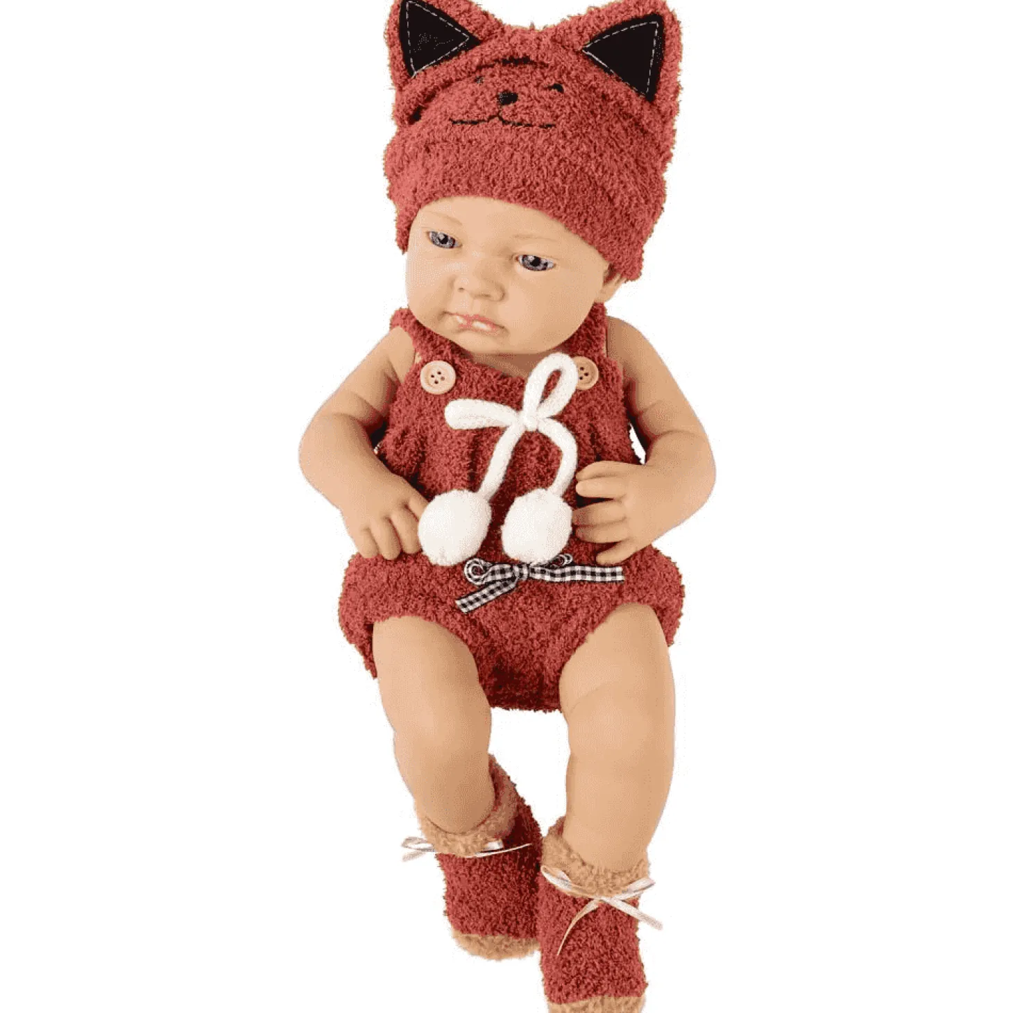 Bebé AnimalitosPequeBB – Muñeco de 33 cm con traje de animalitos (18m+)