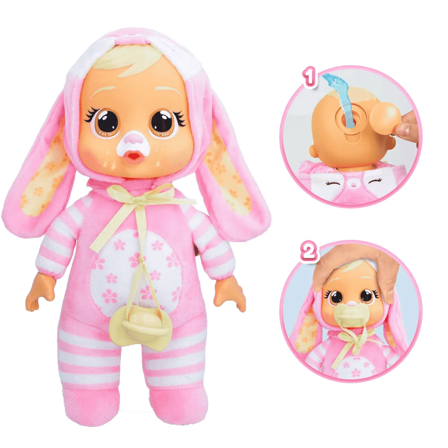 Bebés Llorones Tiny Cuddles Bunnies Lola Muñeca IMC