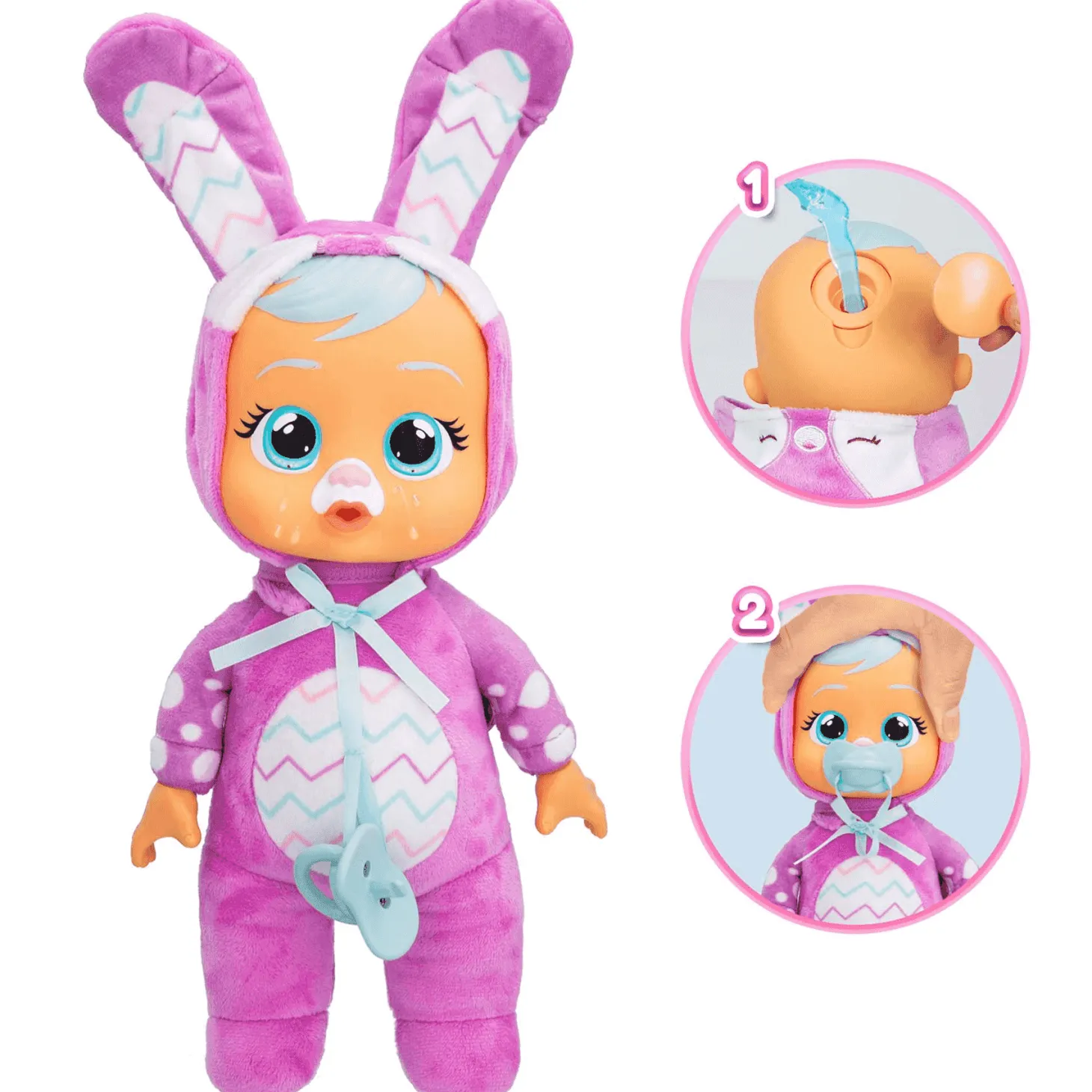 Bebés Llorones Tiny Cuddles Bunnies Lily Muñeca IMC
