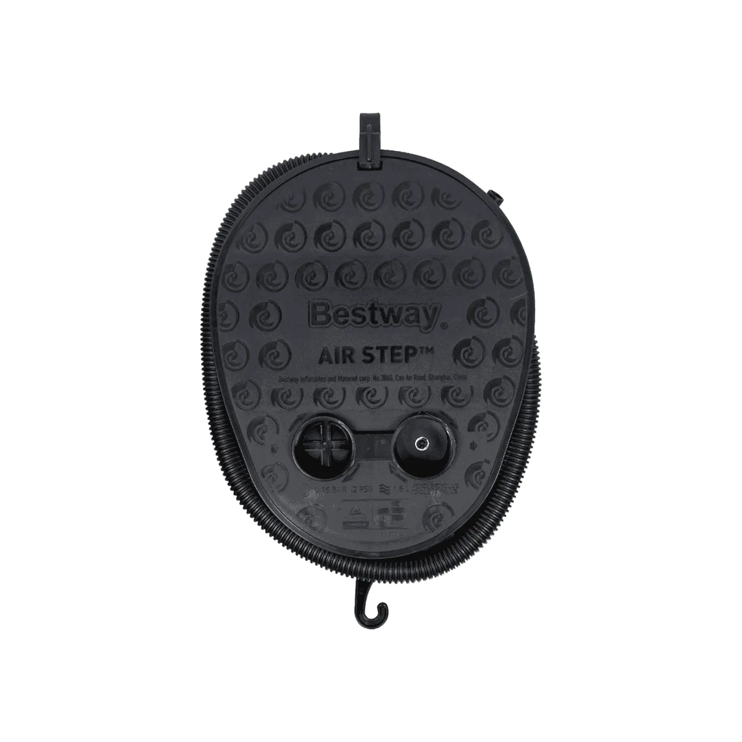 BESTWAY Inflador de pie Manula con Manguera Flexible Air Pump 29x22cm