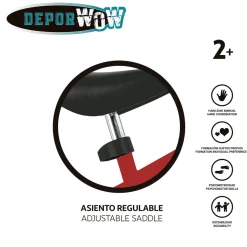 Bici roja sin pedales Toy Planet