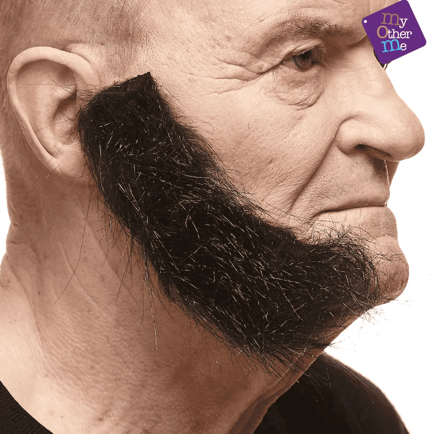 Bigote Patillas para disfraz