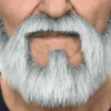 Bigote y barba para disfraz