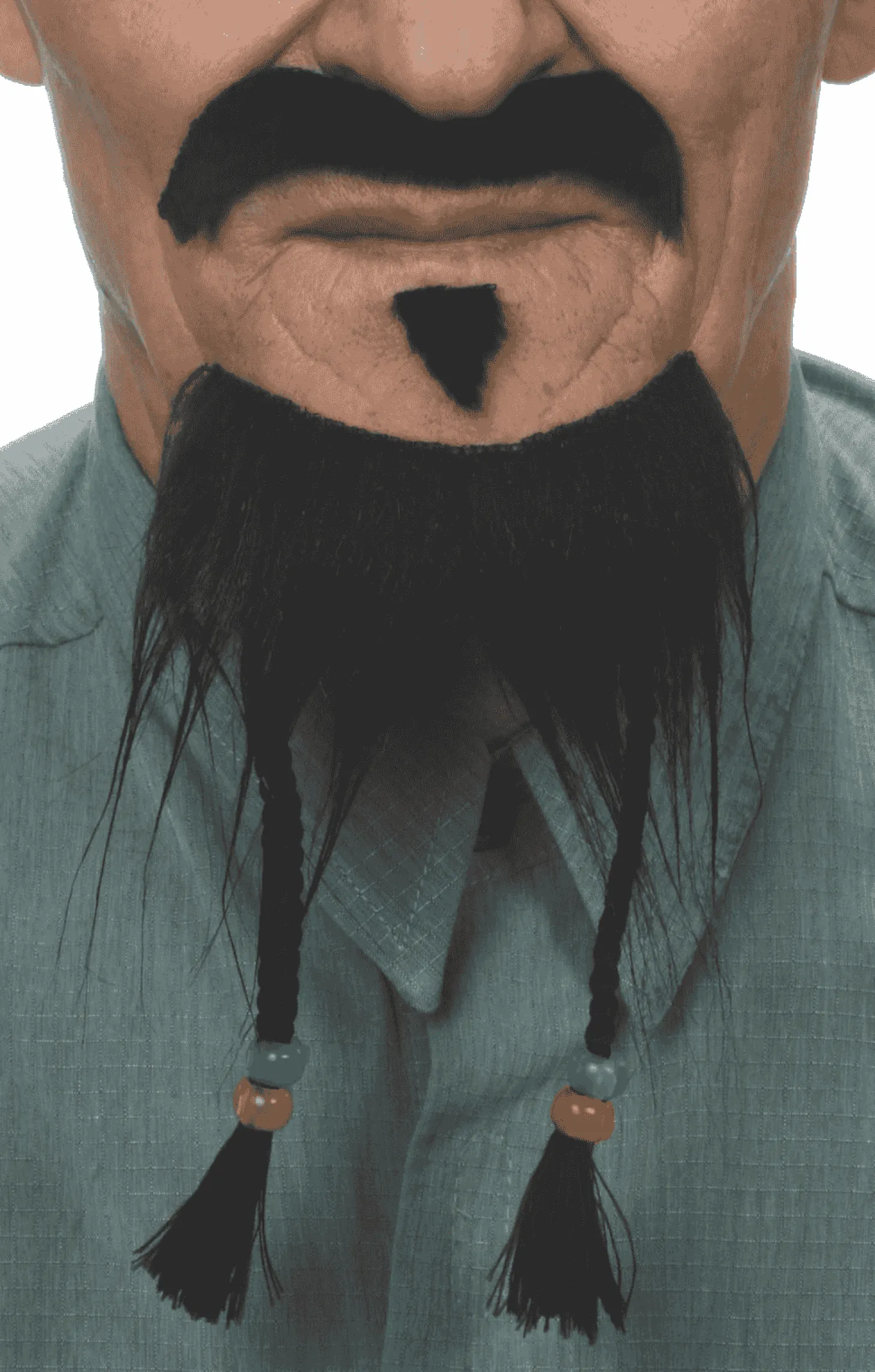 Bigote y patillas para disfraz