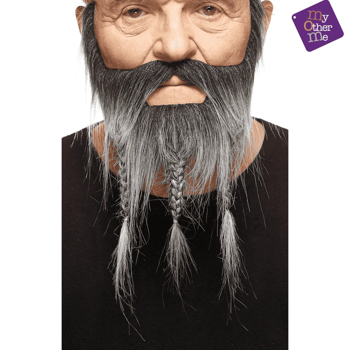 Bigote y patillas para disfraz