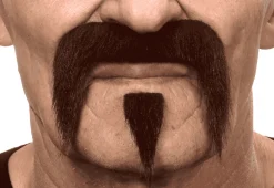 Bigote y perilla para disfraz