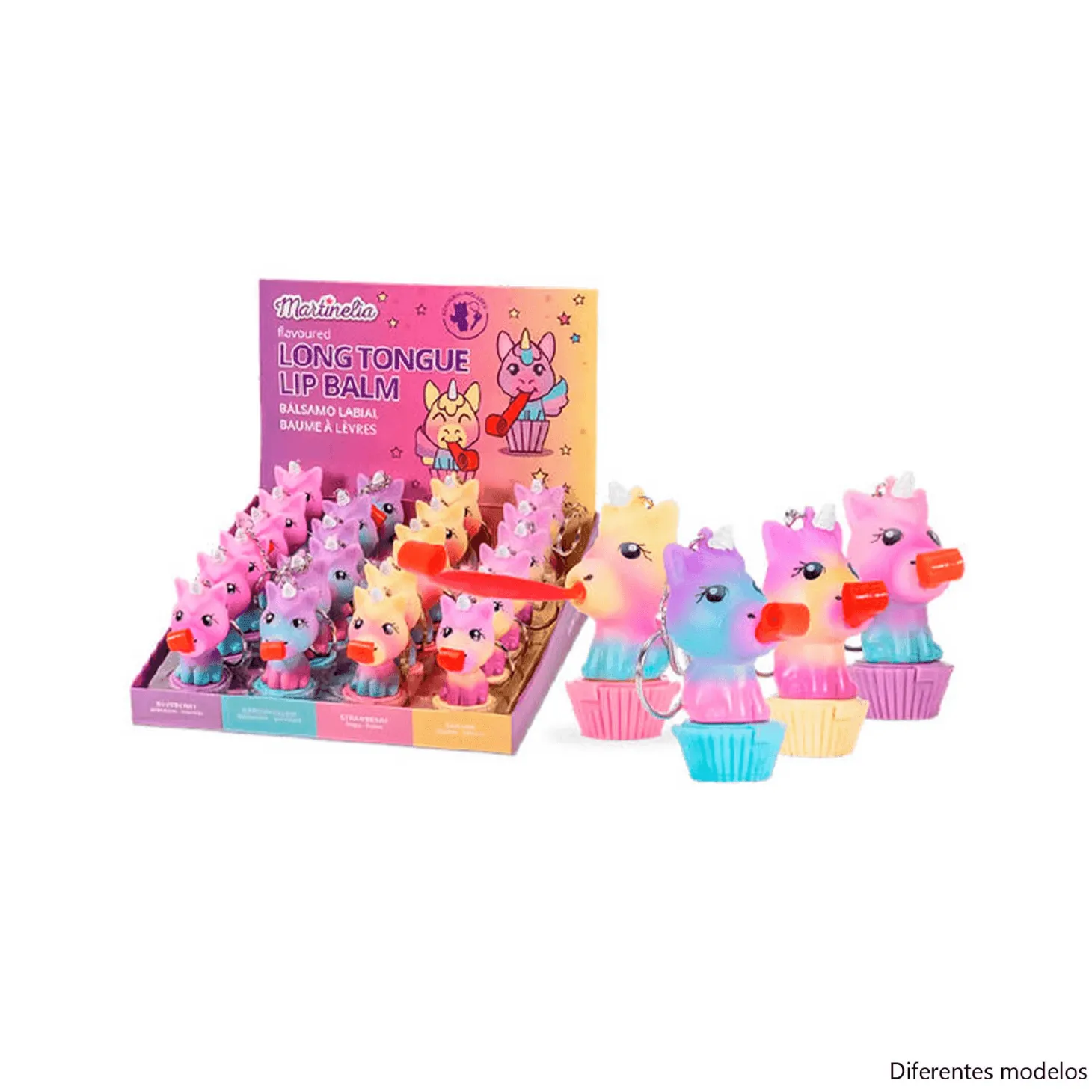Bálsamo Labial Unicornio con Lengua Diferentes Modelos