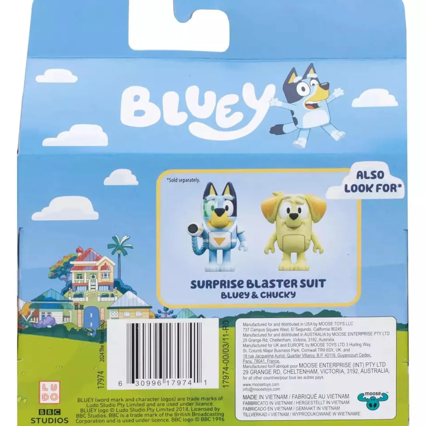 Bluey Cuento de Hadas - Pack 2 Figuras Sorpresa