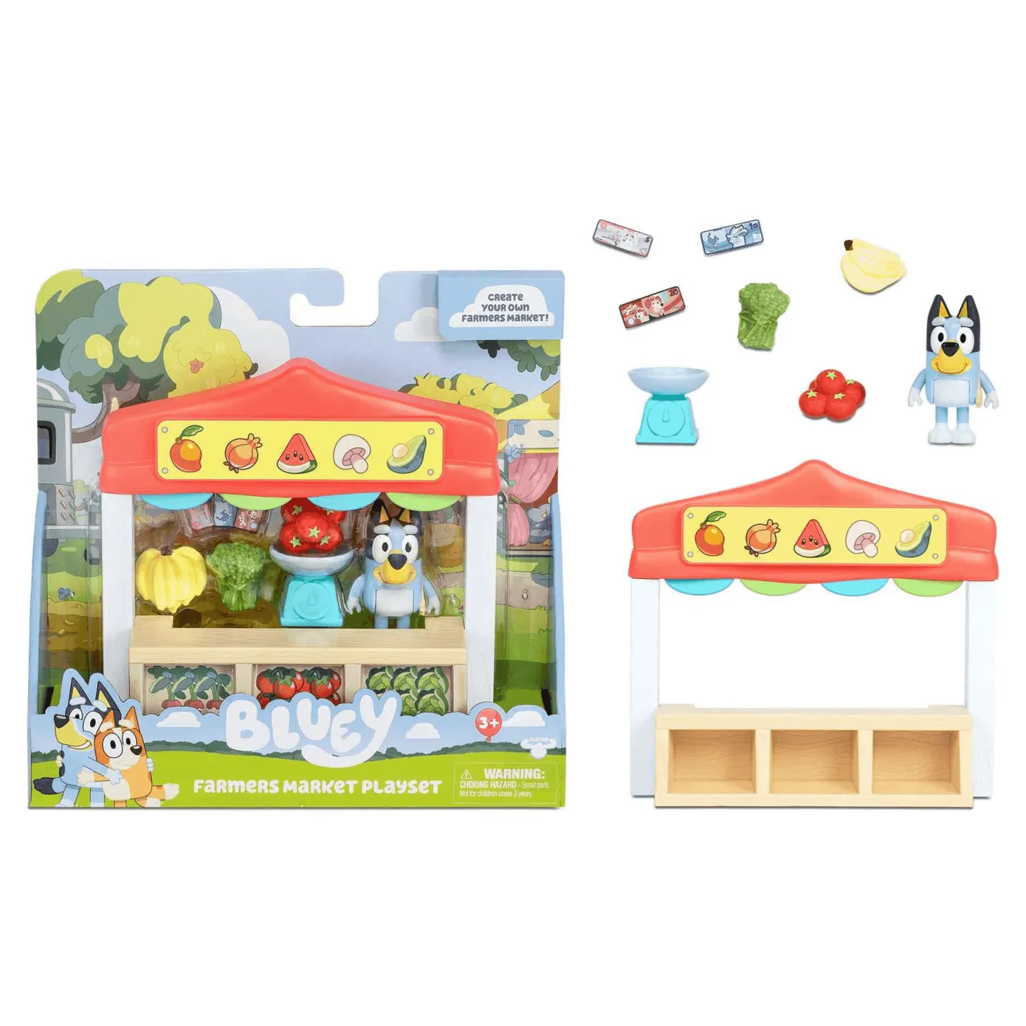 Bluey - Min Playsets Con Figura - Farme