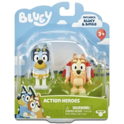 Bluey - Pack 2 Figuras - Asst. 3 - Action Heroes