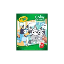 Bluey Libro Para Colorear + Stickers