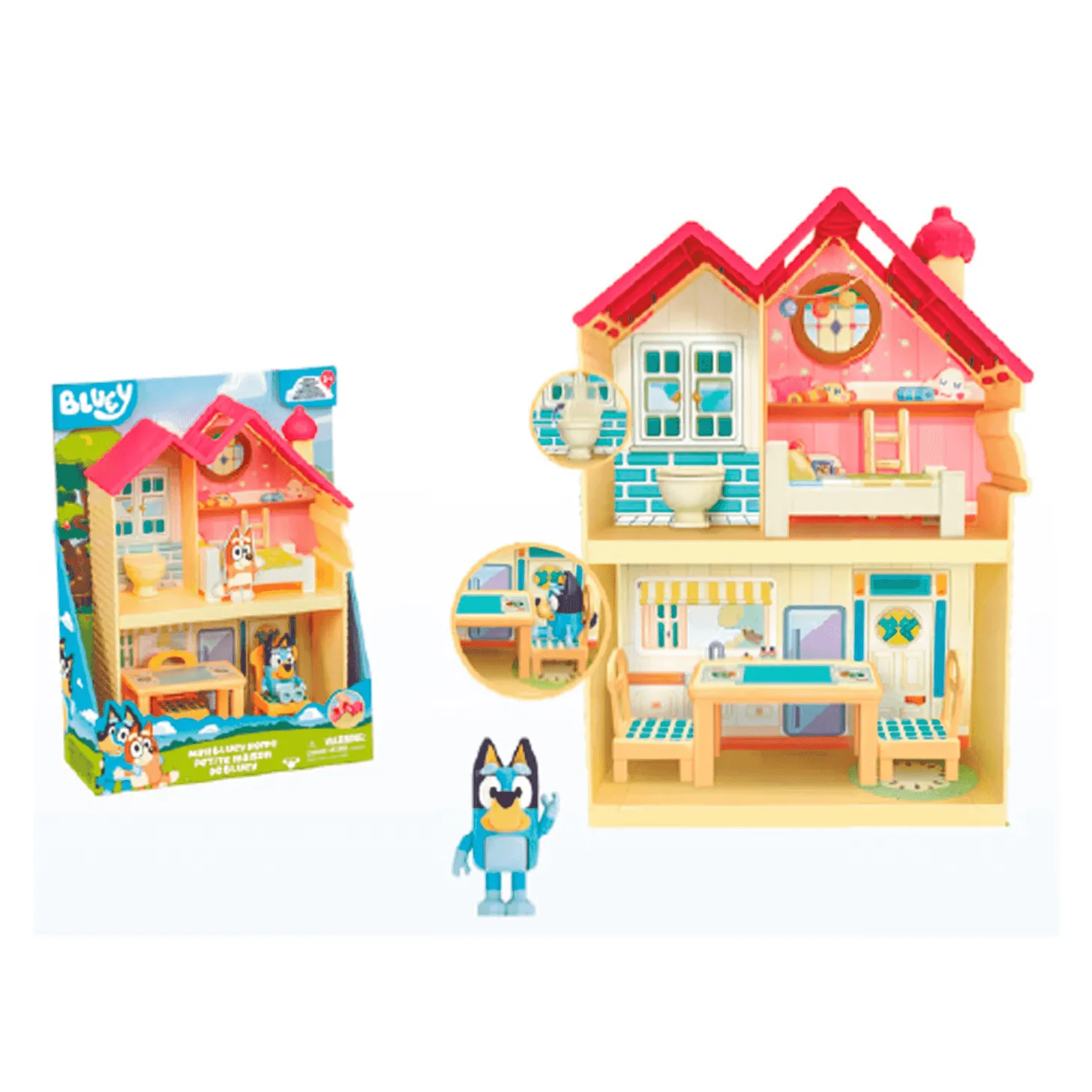 Bluey Mini Heeler Home Casa de Bluey de Juguete