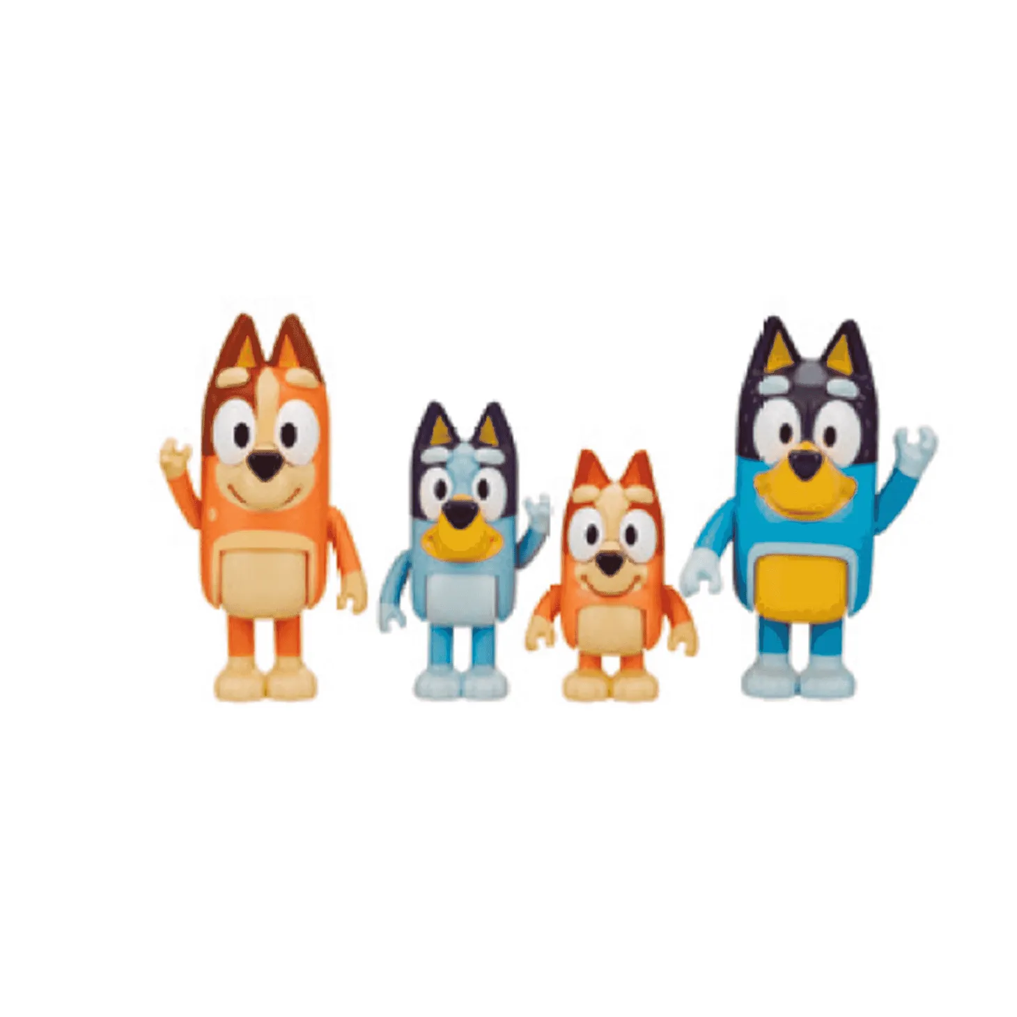 Bluey Pack 4 Figuras Serie 3 Familia Bluey