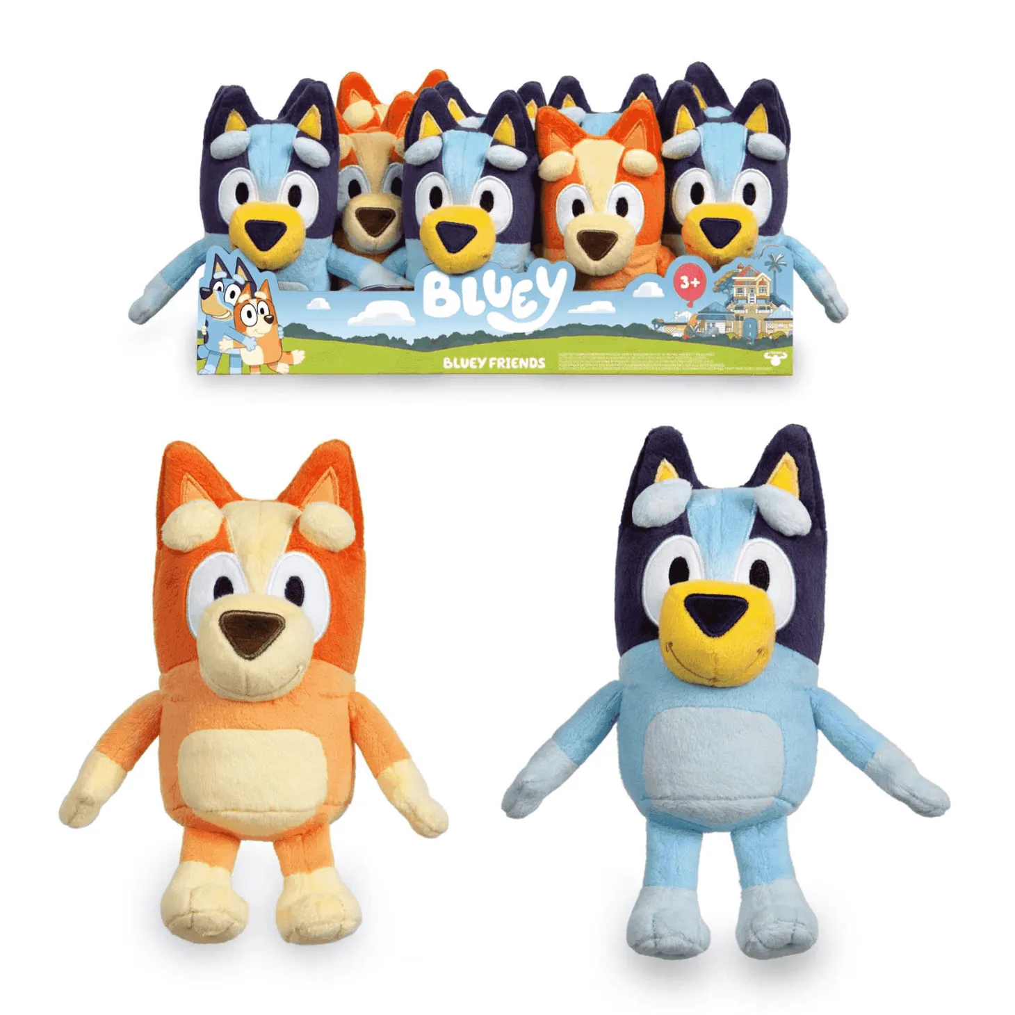 Bluey Peluche Suave Básico 20 cm Diferentes Modelos