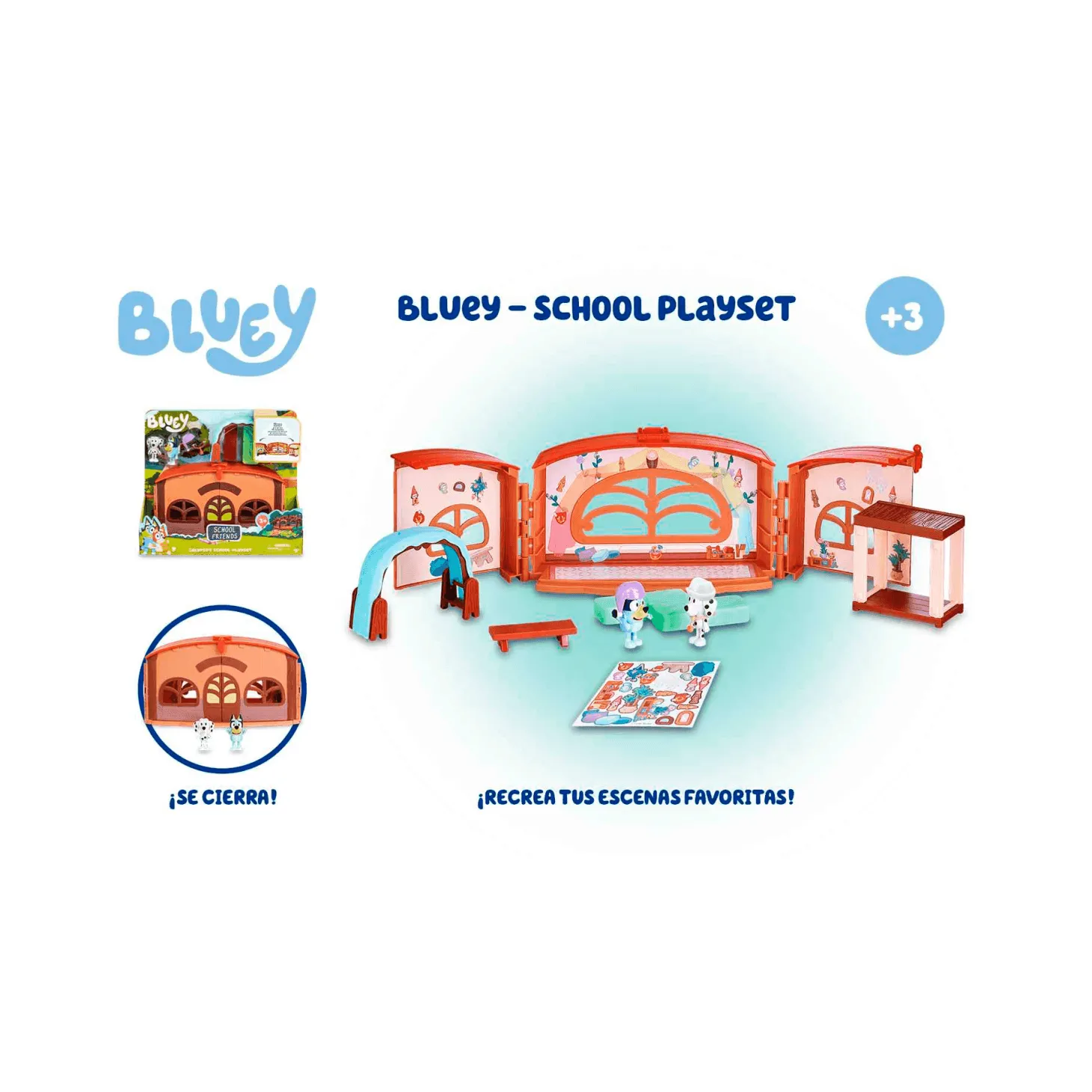 Bluey School Playset Escuela