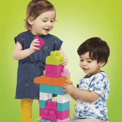 Bolsa Mega Bloks 60 Rosa | Juego de Construcción