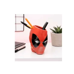 Bote para Bolígrafos o Plantas Deadpool Marvel Cerámica 13 cm