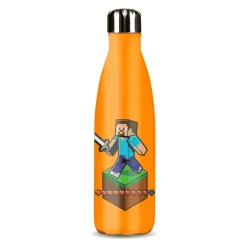 Botella de Agua de Aluminio Minecraft Steve – 600 ml
