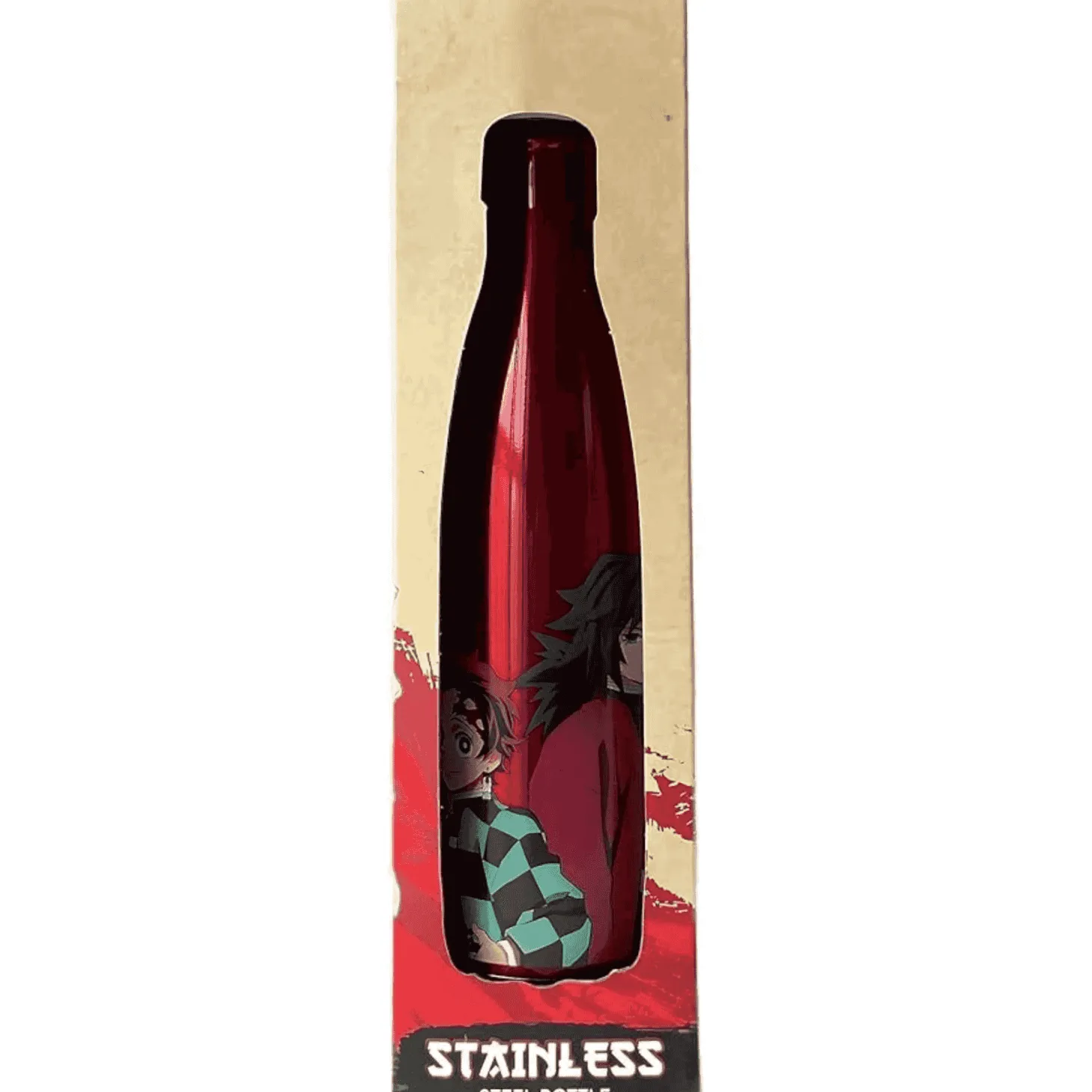 Botella de Metal Demon Slayer - Tanjiro & Giyu Isotérmica 500 ml