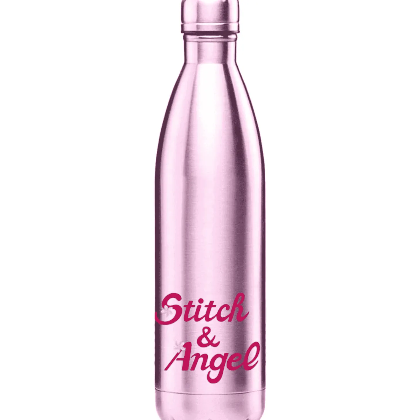 Botella Isotérmica Stitch & Angel - 500 ml de Acero Inoxidable